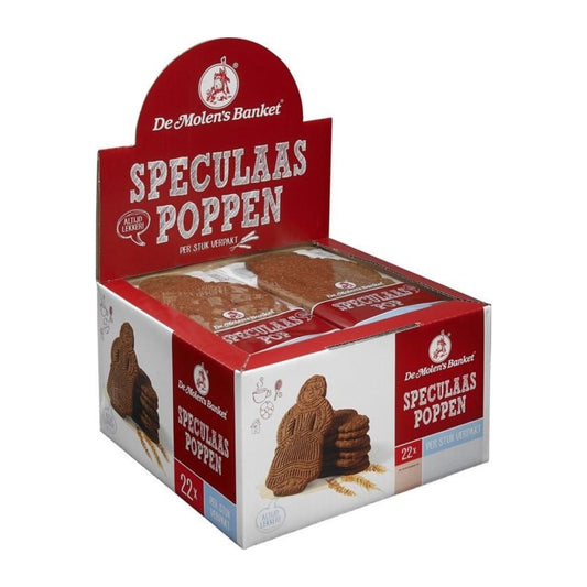 De Molen's Banket Speculaas Poppen Koek (22 x 50 Gram)