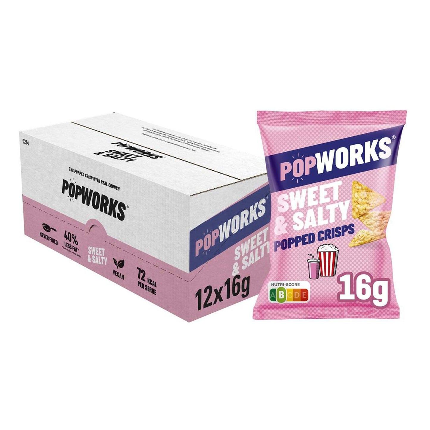 Popworks Sweet & Salty (16 Gram) - van Popworks - Nu voor maar €1.29 bij Mijn Snoepgoed