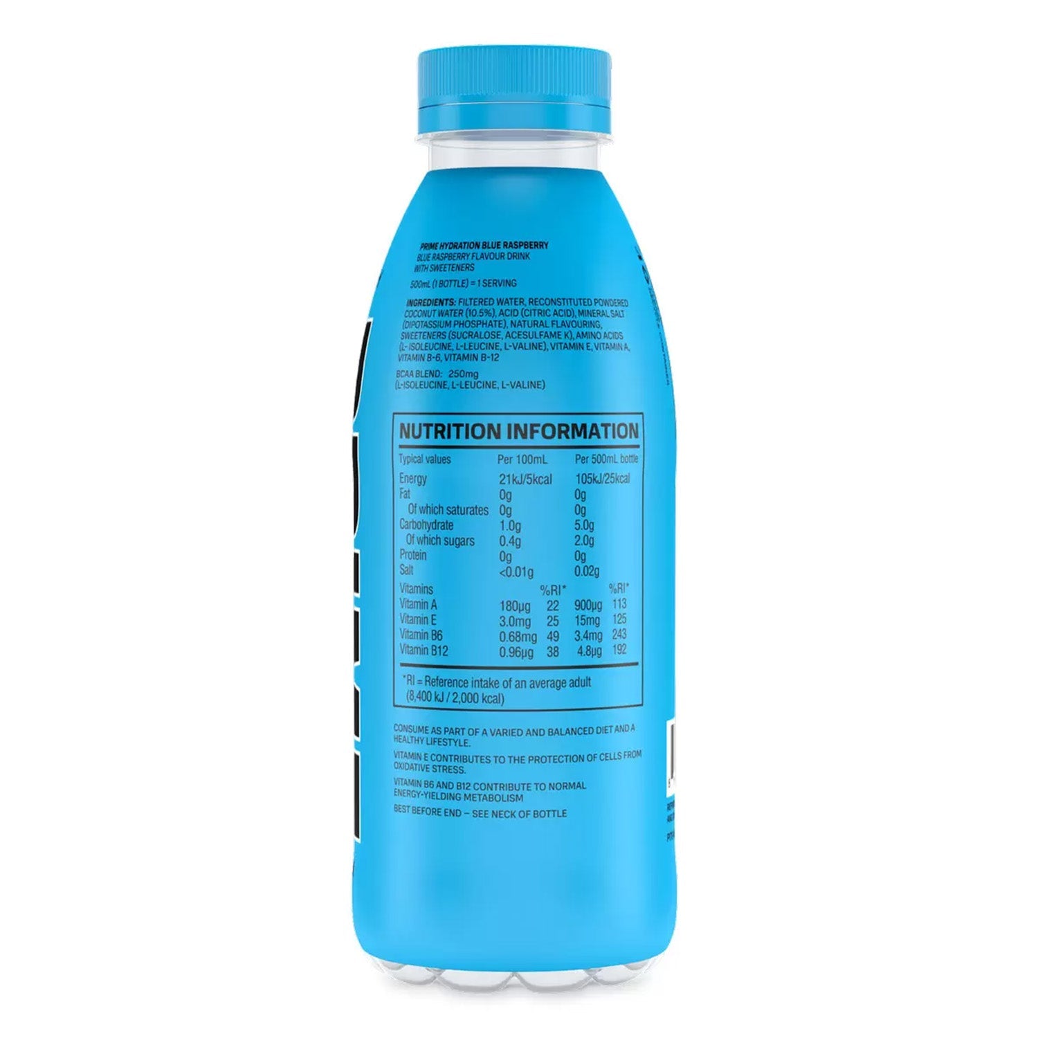 Prime Hydration Blue Raspberry (500 Ml) – Mijn Snoepgoed