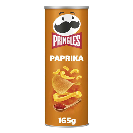 Pringles Paprika (165 Gram) - van Pringles - Nu voor maar €2.49 bij Mijn Snoepgoed