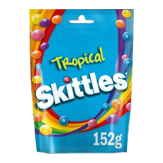 Skittles Tropical (152 gram) - van Skittles - Nu voor maar €2.25 bij Mijn Snoepgoed