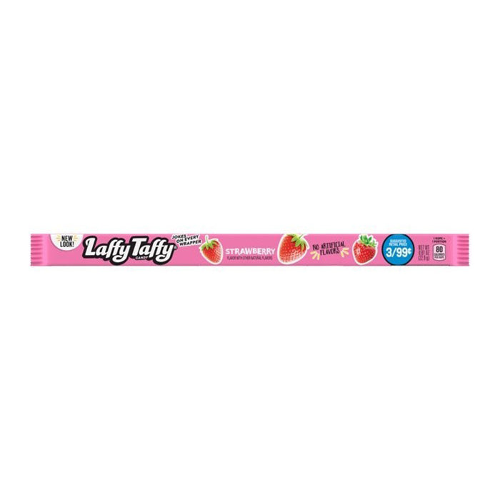 Laffy Taffy Strawberry (23 gram) THT: 11-2024 - van Laffy Taffy - Nu voor maar €0.20 bij Mijn Snoepgoed