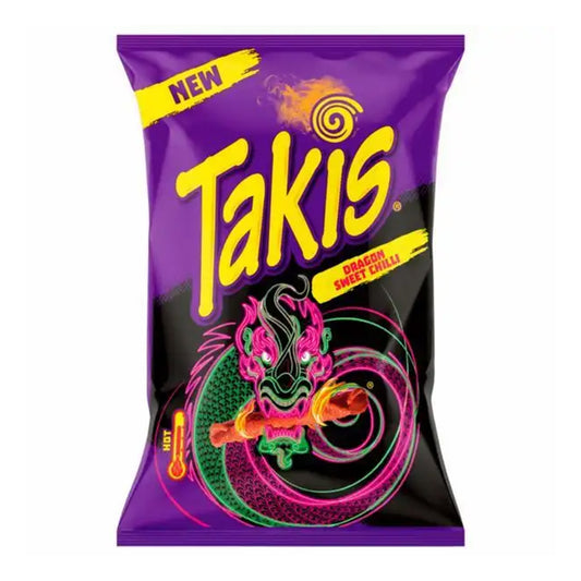 Takis Dragon Sweet Chili (100 Gram) - van Takis - Nu voor maar €2.85 bij Mijn Snoepgoed