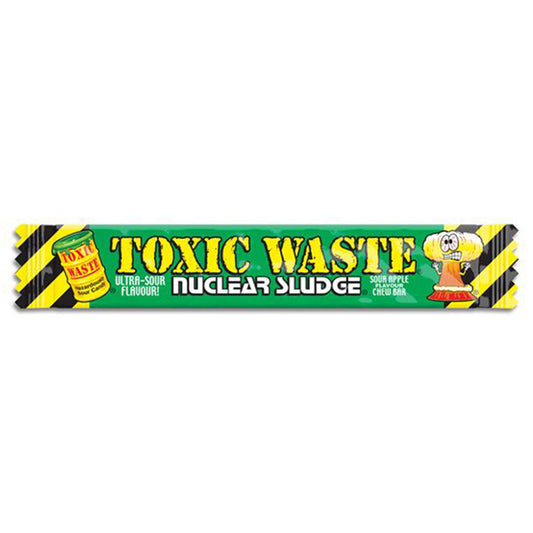 Toxic Waste Apple Chew Bar (20 Gram) - van Toxic Waste - Nu voor maar €0.45 bij Mijn Snoepgoed