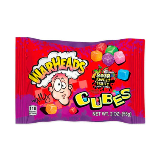 Warheads Chewy Cubes (56 gram) THT: 20-04-2024 - van Warheads - Nu voor maar €0.99 bij Mijn Snoepgoed
