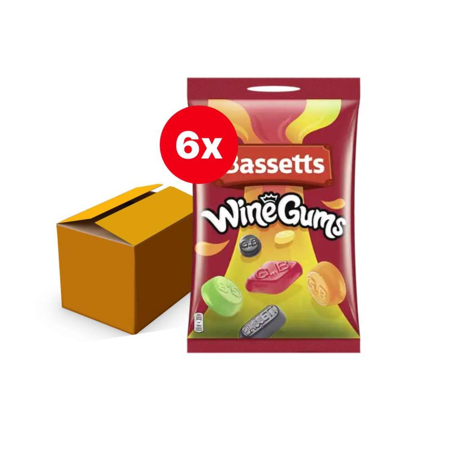 Bassetts Winegums (1 Kilo) - van Bassetts - Nu voor maar €8.99 bij Mijn Snoepgoed