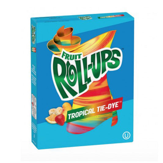 Fruit Roll-Ups Tropical Tie Dye (112 Gram) - van Fruit Roll-Ups - Nu voor maar €6.39 bij Mijn Snoepgoed