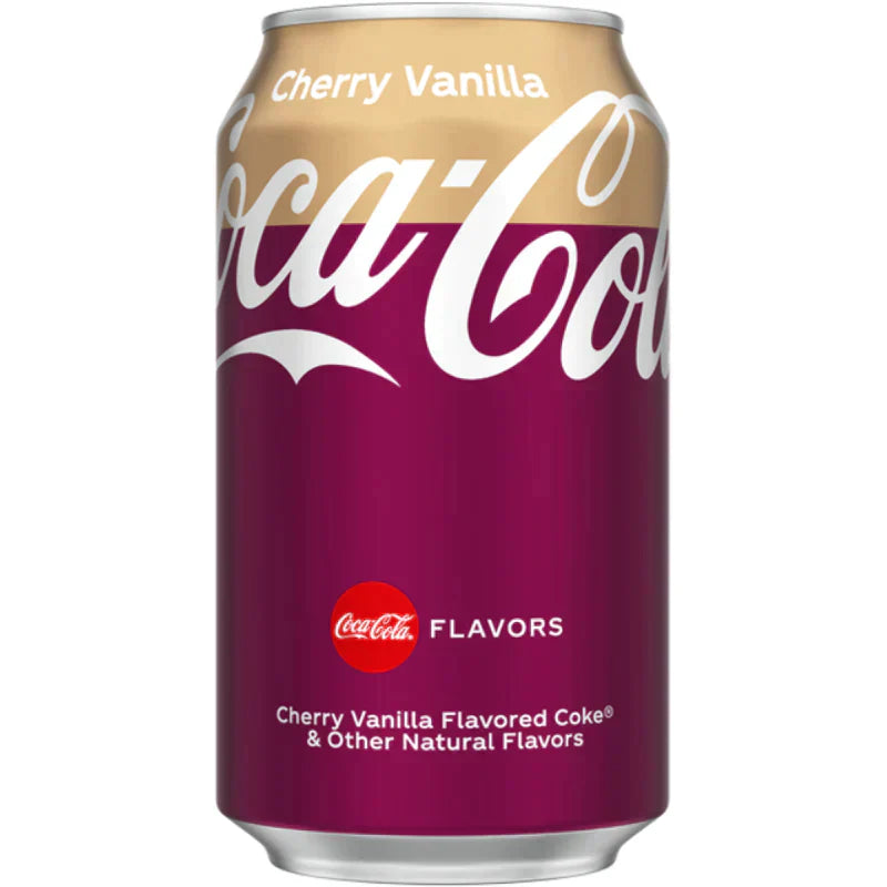 Coca-Cola Cherry Vanilla (355 ml) THT: 01-11-2024 - van Coca-Cola - Nu voor maar €1.39 bij Mijn Snoepgoed