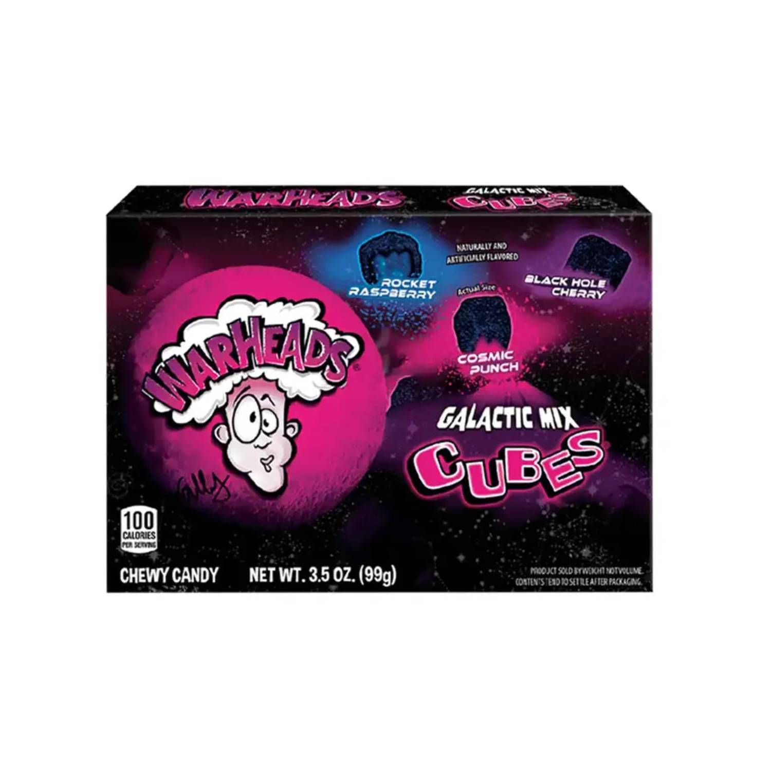 Warheads Cubes Galactic Sour Mix (99 Gram) - online bestellen bij Mijn Snoepgoed!