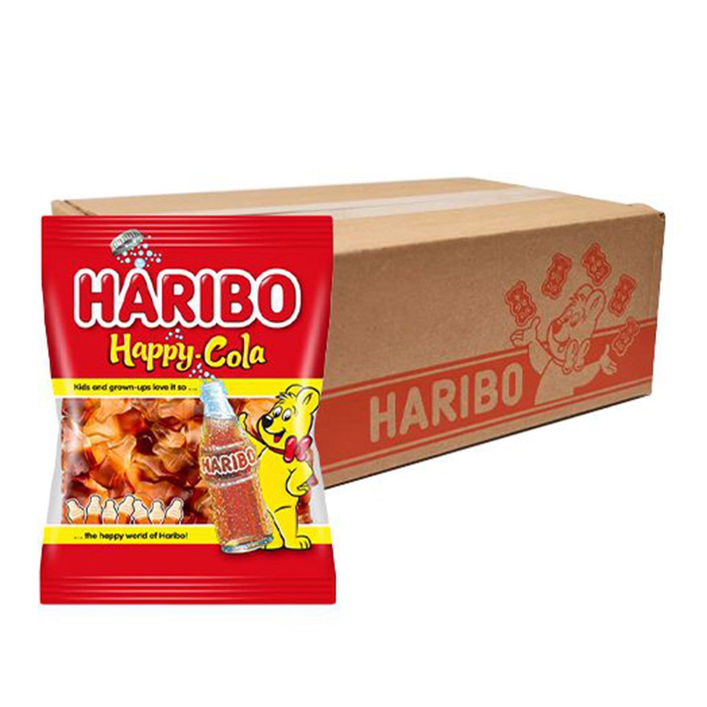 Haribo Happy Cola Kleine Flesjes (1 Kilo) - van Haribo - Nu voor maar €8.99 bij Mijn Snoepgoed