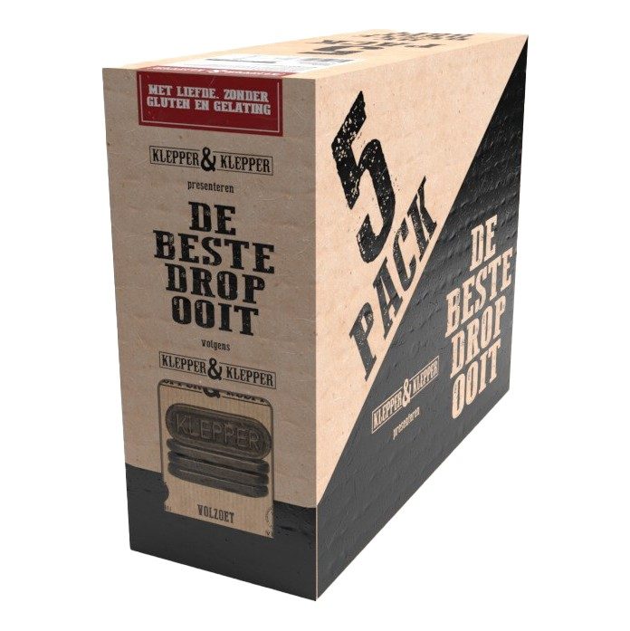 Klepper en Klepper Volzoet Zoete Drop