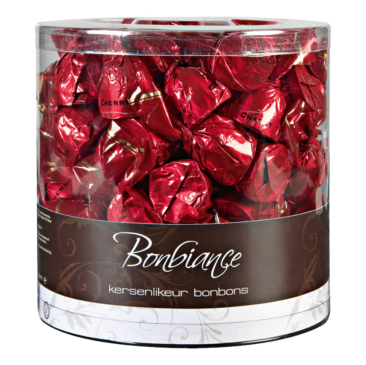 Bonbiance Kersenlikeurbonbons Pure Chocolade Met Kers En Kersenlikeurvulling (1 Kilo) - online bestellen bij Mijn Snoepgoed!