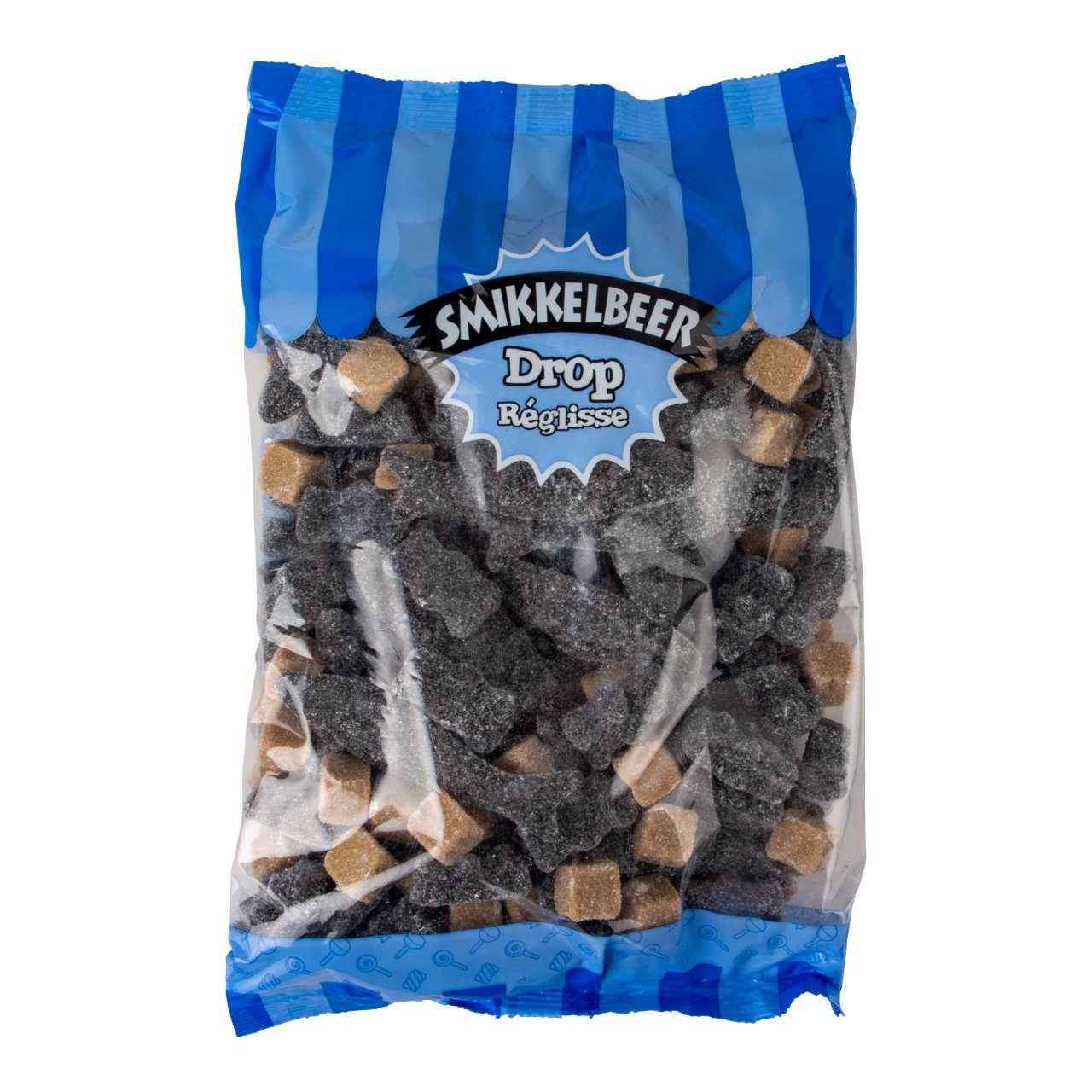 Smikkelbeer Gesuikerde dropmix (1 Kilo) THT: 30-04-2026