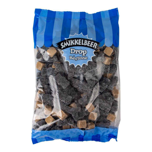 Smikkelbeer Gesuikerde dropmix (1 Kilo) THT: 30-04-2026