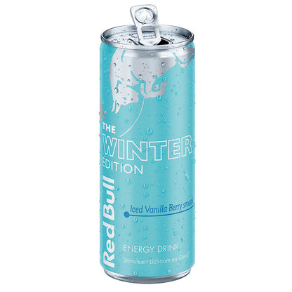 Red Bull Winter Edition 2024 Iced Vanilla Berry (250 ml) - van Red Bull - Nu voor maar €2.85 bij Mijn Snoepgoed