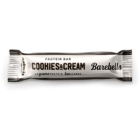 Barebells Cookies & Cream Protein Bar (55 Gram) - van Barebells - Nu voor maar €2.95 bij Mijn Snoepgoed