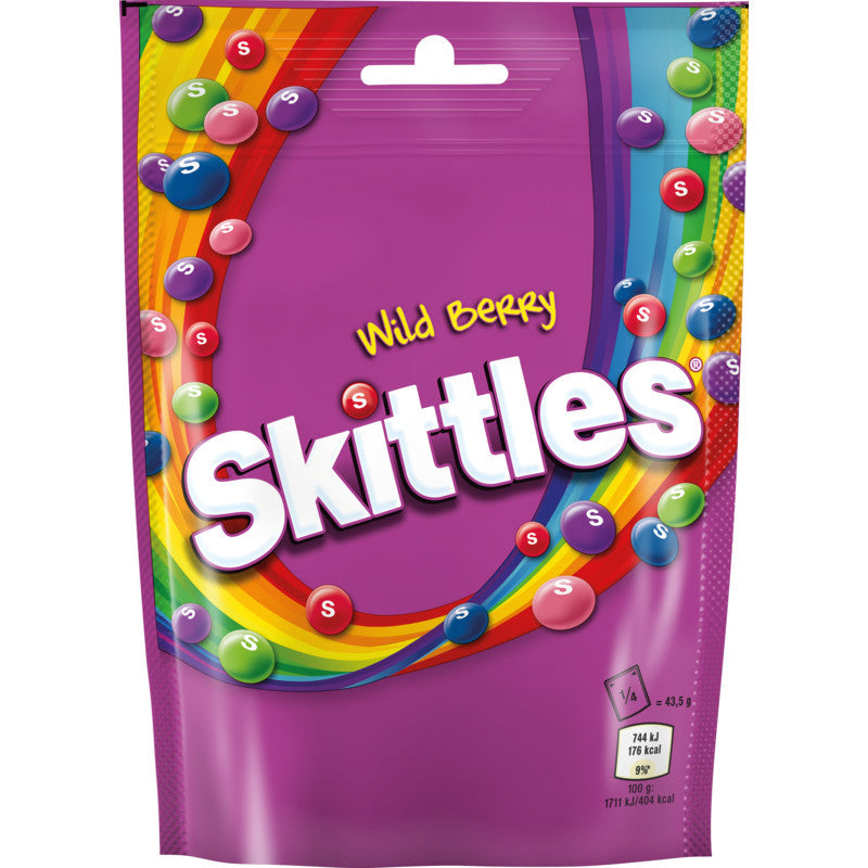 Skittles Wild Berry (174 gram) - van Skittles - Nu voor maar €3.49 bij Mijn Snoepgoed