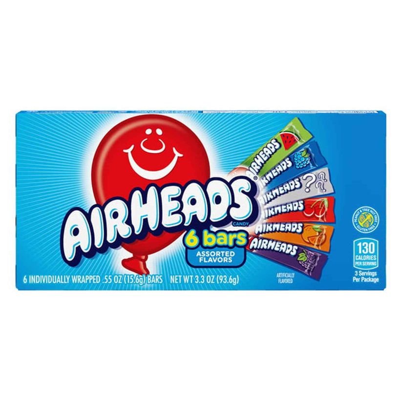 Airheads 6 Bars Theaterbox (90 Gram) Mijn Snoepgoed