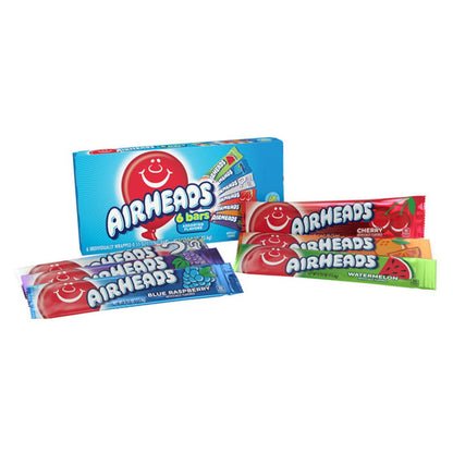 Airheads 6 Bars Theaterbox (90 Gram) - van Airheads - Nu voor maar €2.95 bij Mijn Snoepgoed