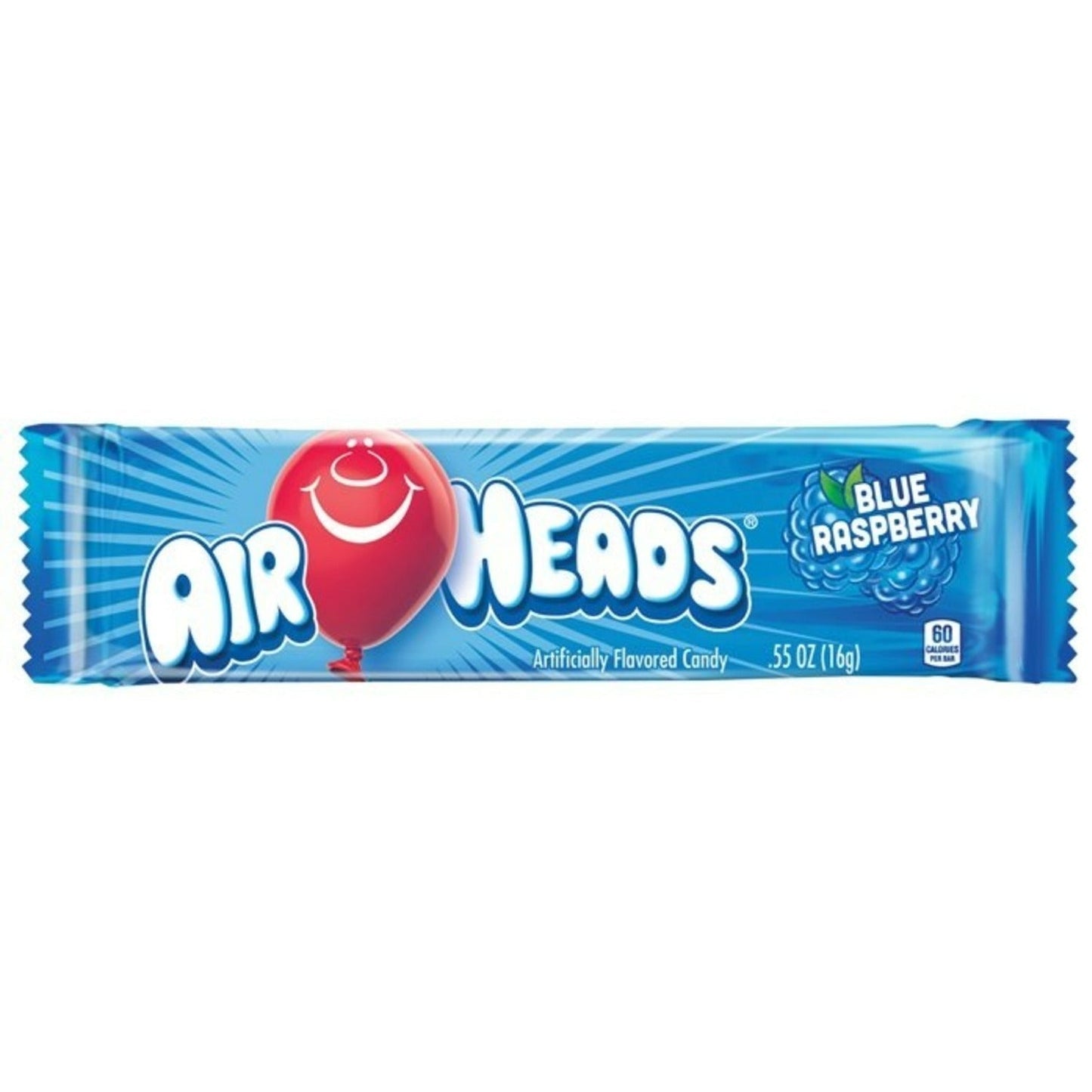 Airheads Blue Raspberry (15 gram) - van Airheads - Nu voor maar €0.49 bij Mijn Snoepgoed