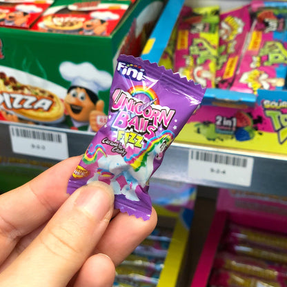 Fini Unicorn Balls Fizzy (1 Stuk) - van Fini - Nu voor maar €0.15 bij Mijn Snoepgoed