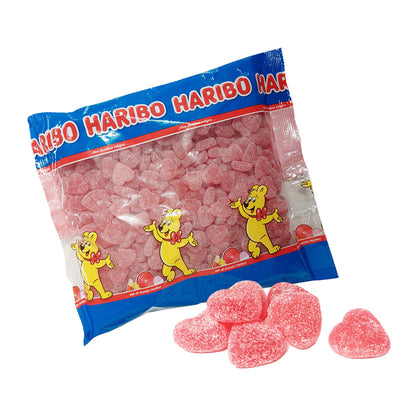 Haribo Frambozenhartjes (1 Kilo) - van Haribo - Nu voor maar €9.95 bij Mijn Snoepgoed