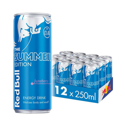 Red Bull Juneberry (250 ml) THT: 09-12-2024 - van Red Bull - Nu voor maar €1.70 bij Mijn Snoepgoed