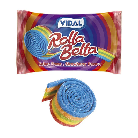 Vidal Rolla Belta Rainbow (19 gram) - van Vidal - Nu voor maar €0.39 bij Mijn Snoepgoed