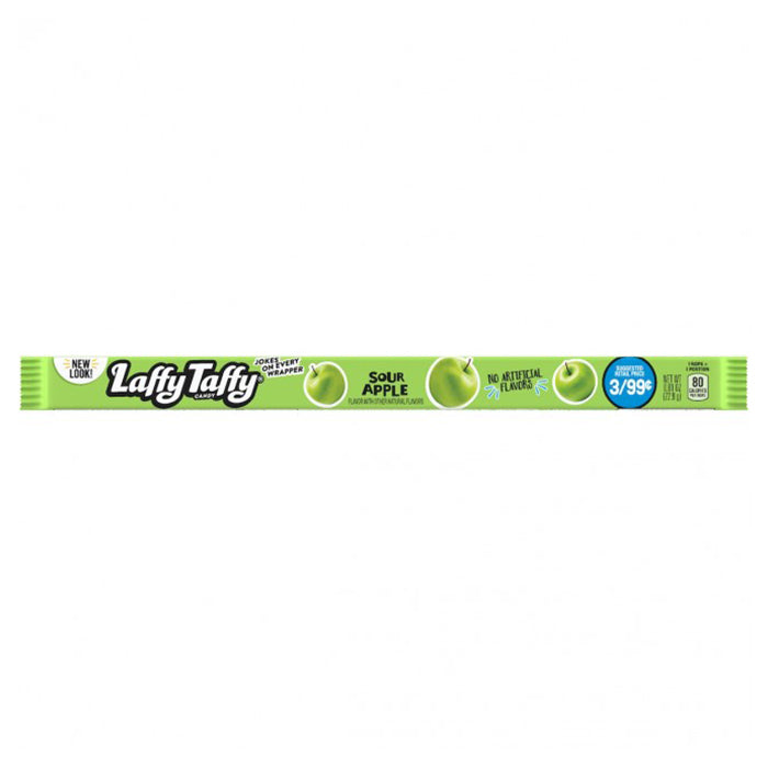 Laffy Taffy Sour Apple (23 gram) THT: 02-2024 - van Laffy Taffy - Nu voor maar €0.29 bij Mijn Snoepgoed