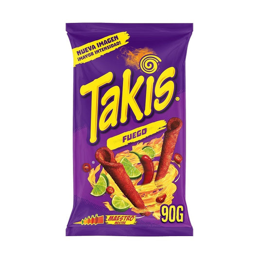 Takis Fuego (90 Gram) - van Takis - Nu voor maar €4.49 bij Mijn Snoepgoed