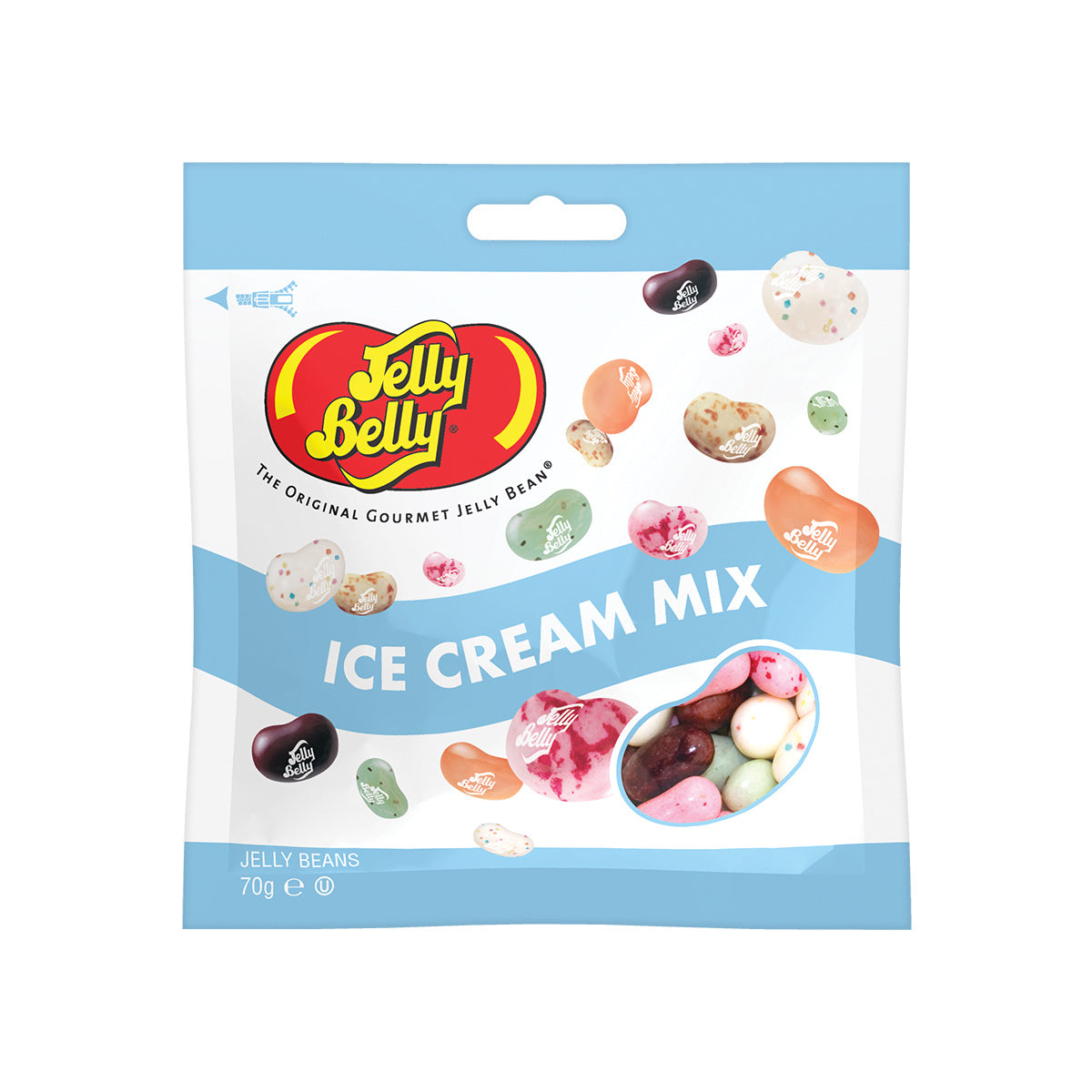 Jelly Belly Ice Cream Mix (70 gram) - van Jelly Belly - Nu voor maar €2.95 bij Mijn Snoepgoed