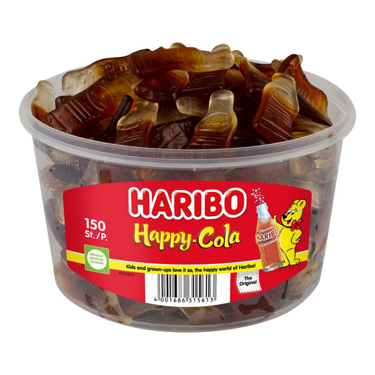 Haribo Happy Cola Silo (150 Stuks) - van Haribo - Nu voor maar €11.95 bij Mijn Snoepgoed