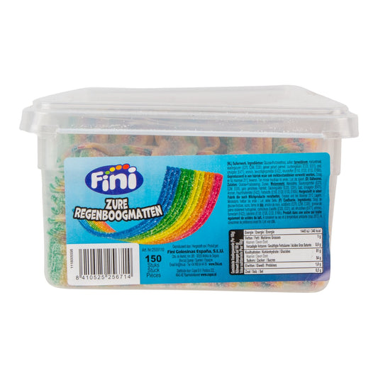 Fini Zure Regenboogmatten (150 Stuks) - van Fini - Nu voor maar €13.95 bij Mijn Snoepgoed